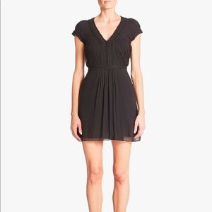 Burberry Brit Dark Grey Moya Chiffon Dress